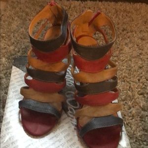 Pablo Santini Open toe heels Size 39 Leather